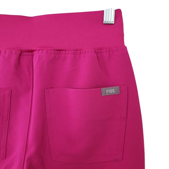 Figs High Waisted Zamora Petite Jogger Scrub Pants Womens Size XXS/P Pink NWT - Picture 7 of 7